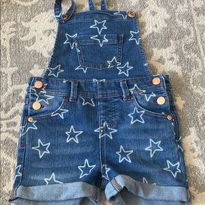 Girls Star Overalls
